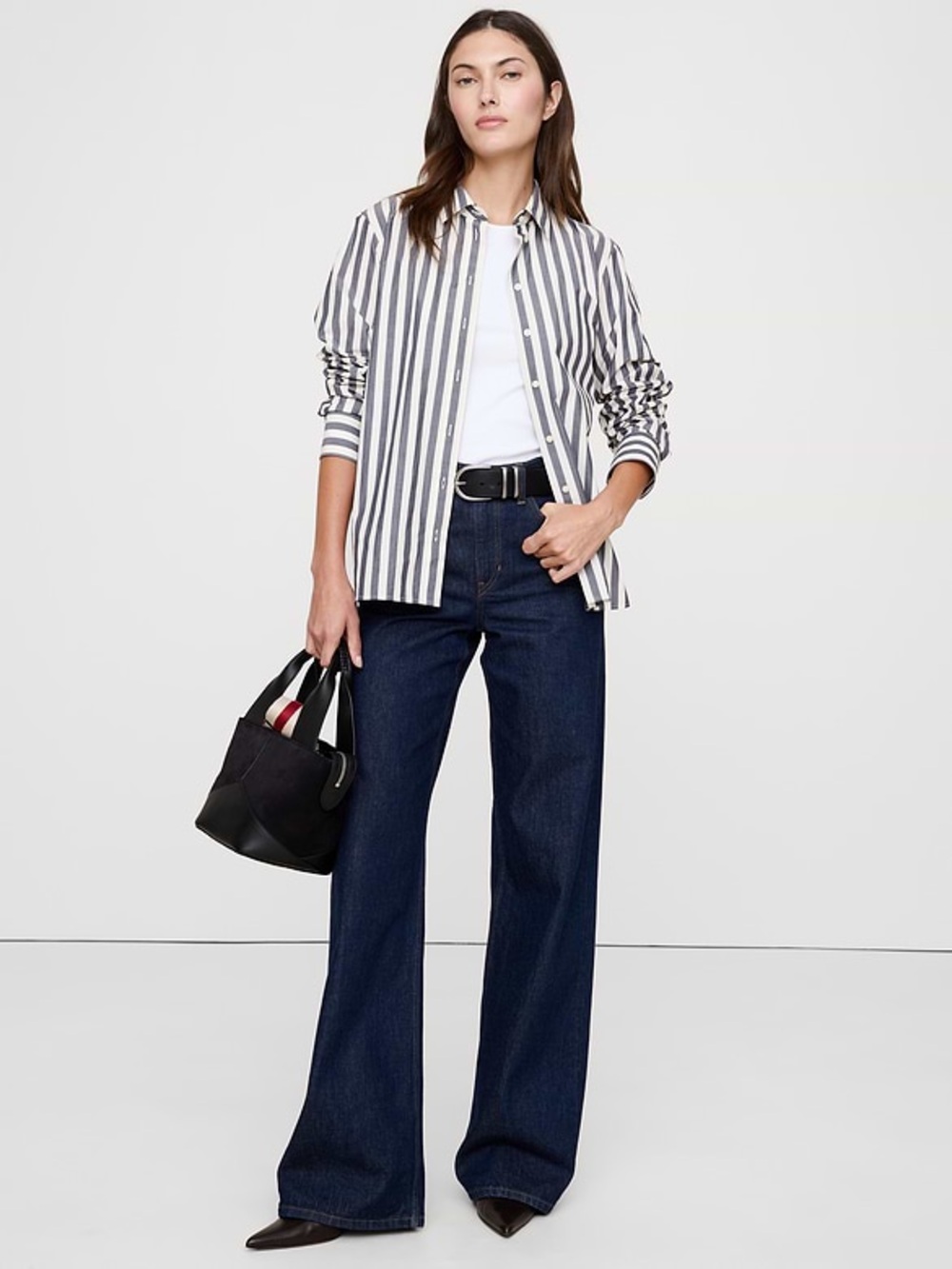 Banana Republic Striped Button Up Shirt